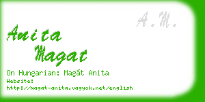 anita magat business card