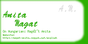 anita magat business card